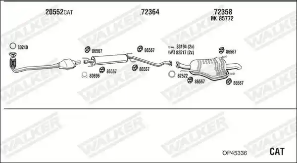 WALKER OP45336