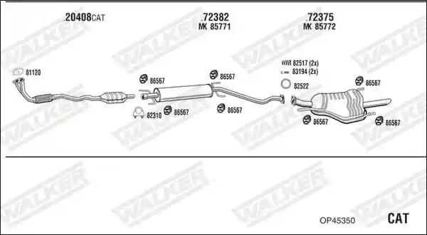 WALKER OP45350