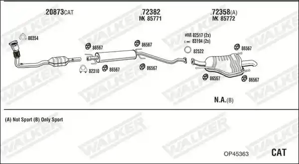 WALKER OP45363