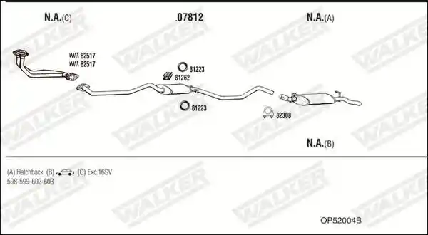 WALKER OP52004B