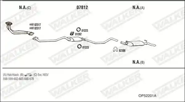 WALKER OP52201A