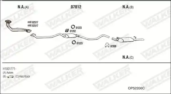 WALKER OP52206C