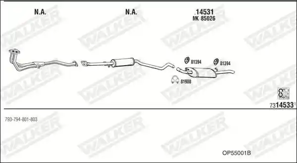 WALKER OP55001B