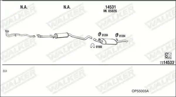 WALKER OP55003A