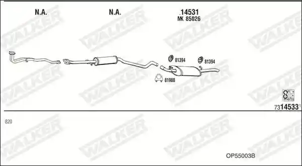 WALKER OP55003B