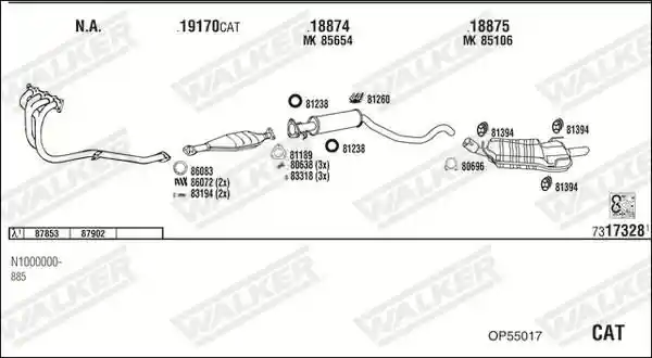 WALKER OP55017