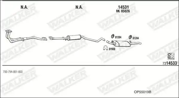 WALKER OP55019B