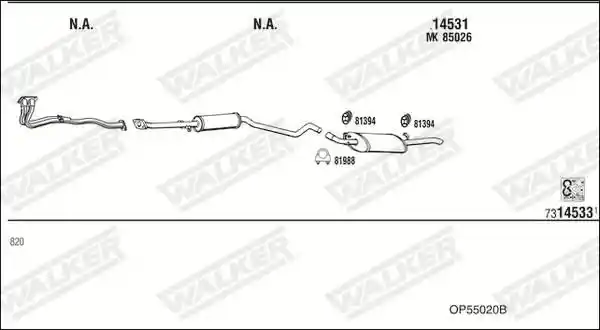 WALKER OP55020B