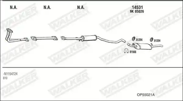 WALKER OP55021A