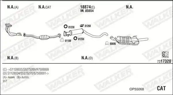 WALKER OP55068