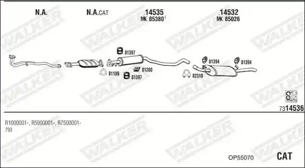 WALKER OP55070