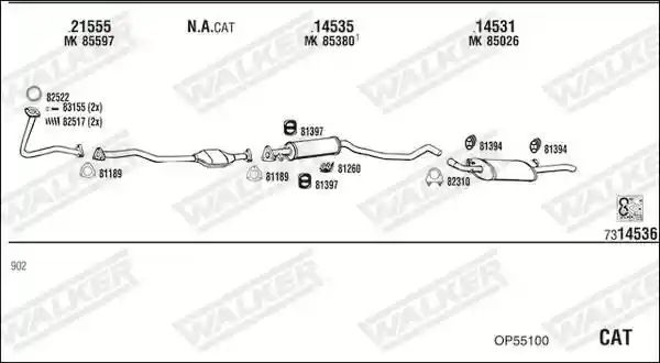 WALKER OP55100