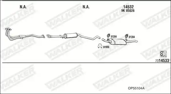 WALKER OP55104A