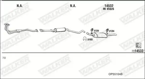 WALKER OP55104B