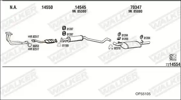 WALKER OP55105