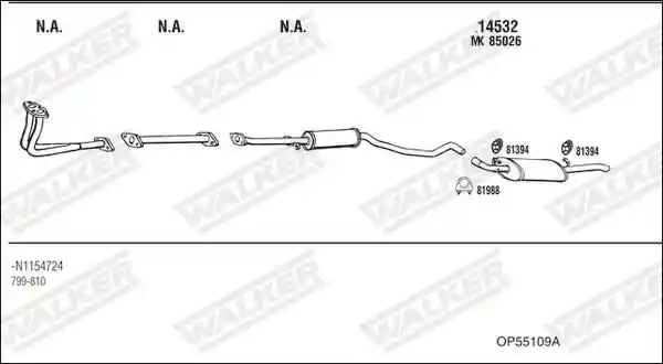 WALKER OP55109A
