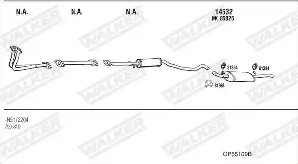 WALKER OP55109B