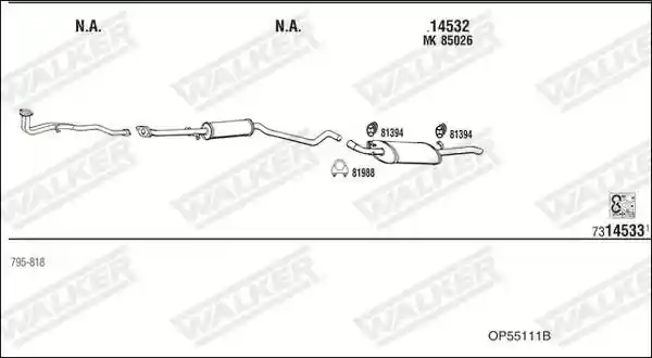 WALKER OP55111B
