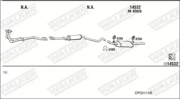 WALKER OP55114B