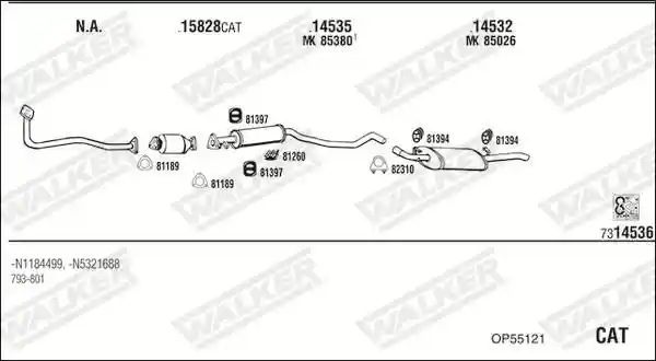 WALKER OP55121