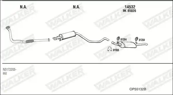 WALKER OP55132B