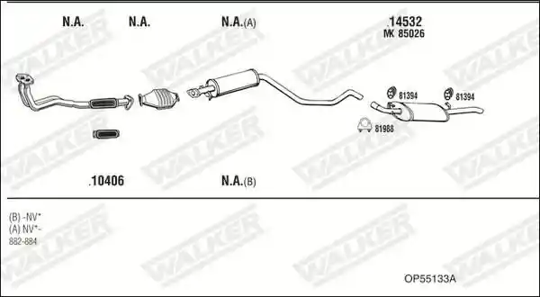 WALKER OP55133A