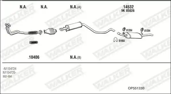 WALKER OP55133B