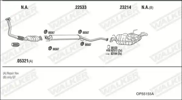 WALKER OP55155A