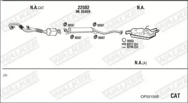 WALKER OP55156B