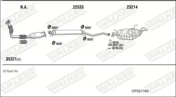 WALKER OP55178A