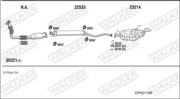 WALKER OP55178B