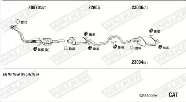 WALKER OP56009A