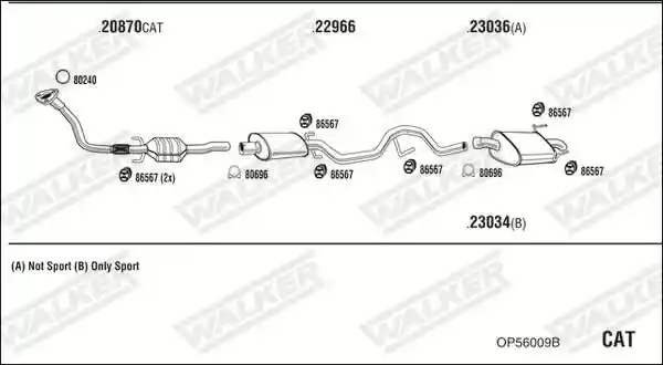 WALKER OP56009B