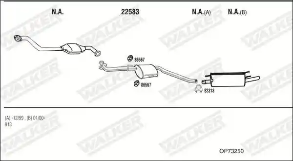 WALKER OP73250