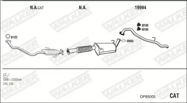WALKER OP85005