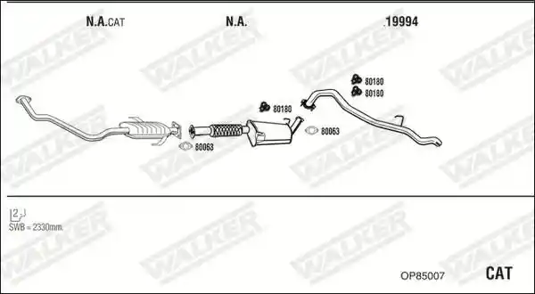 WALKER OP85007