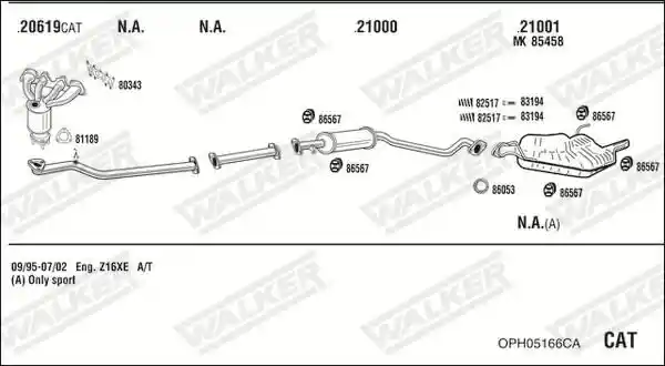 WALKER OPH05166CA