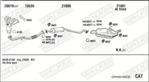 WALKER OPH05166CB