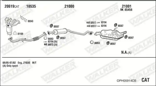 WALKER OPH05914CB