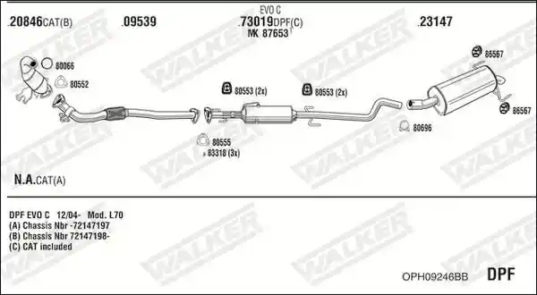 WALKER OPH09246BB