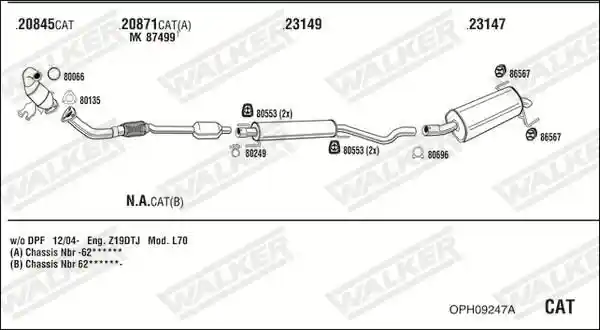 WALKER OPH09247A