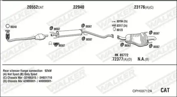 WALKER OPH09712A