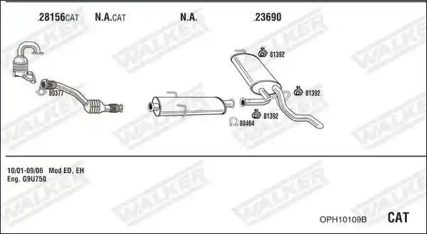 WALKER OPH10109B