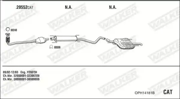 WALKER OPH14181B