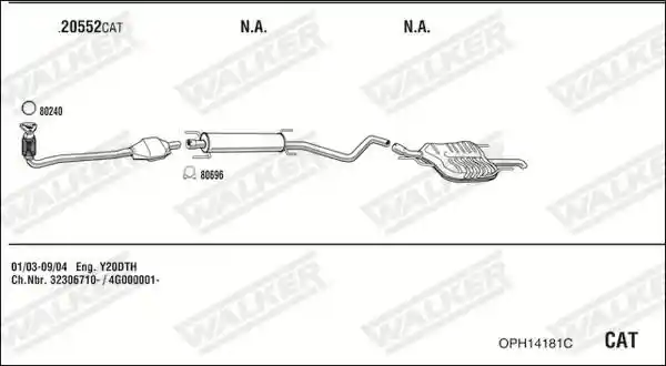 WALKER OPH14181C
