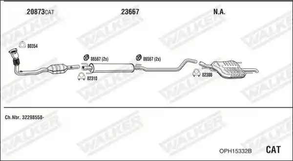 WALKER OPH15332B