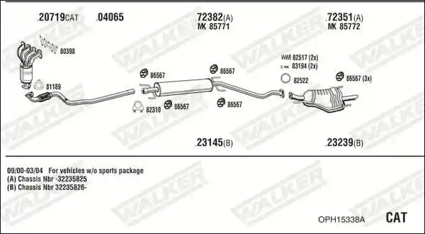 WALKER OPH15338A