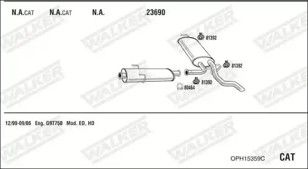 WALKER OPH15359C