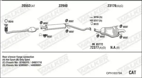WALKER OPH16579A