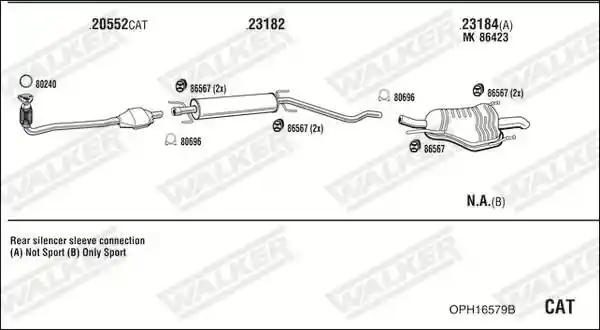 WALKER OPH16579B